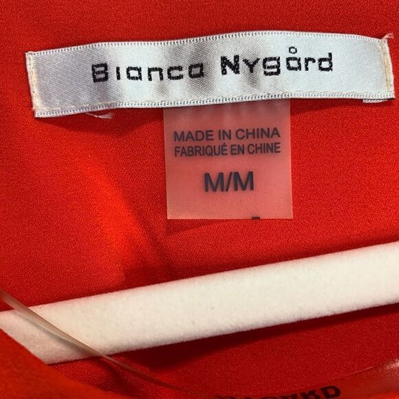 𝅺bianca Nygard Red Ruffled Top - Picture 5 of 8